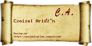 Czeizel Arián névjegykártya